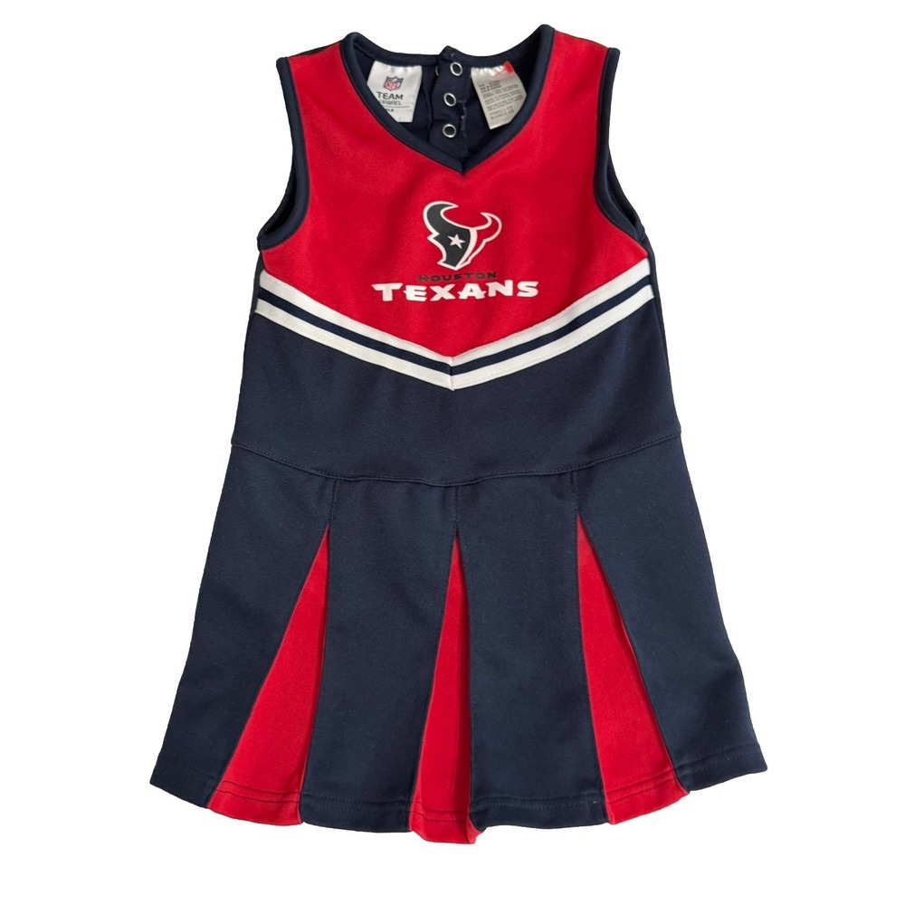NFL Houston Texans Football Apparel Girls Cheerleader Outfit Size xs 4/5